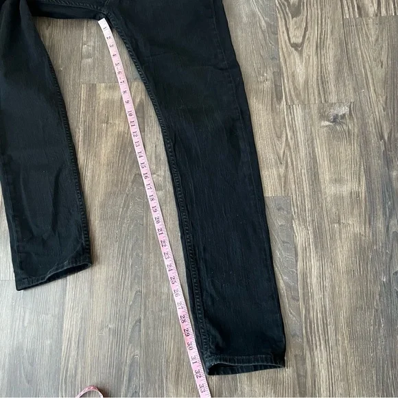 Levi's Black Slim Fit Red Tab Jeans - Picture 10 of 11